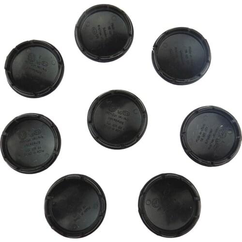 8Pcs 1J0601171 1J0 601 171 56mm Black Car Wheel Center Hub Caps For Passat Bora Gol Tiguan Rabbit Golf Fox Lavida Santana