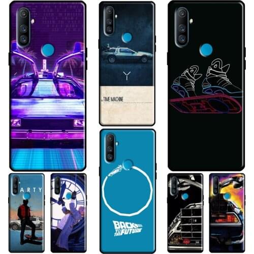 Back To The Future Time Machine For OnePlus 9 Pro Nord 8T 8 Pro Case For OPPO Realme 8 Pro Q3 6 7i GT Neo C15 C11 C3 Cover