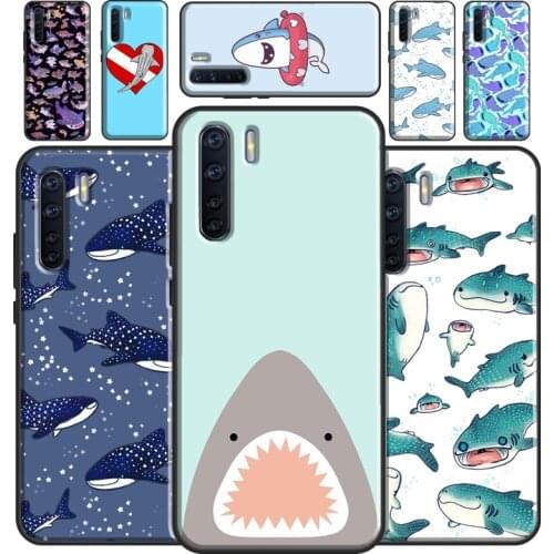 Whale sharks Phone Case For OPPO A53 2020 A5 A9 A31 A52 A72 A92 A83 A91 A93 A1K A15 A3S A5S F5 F7 Cover