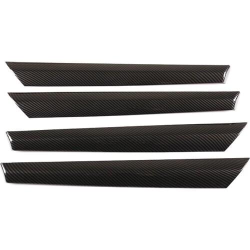 Carbon Fiber Color Inner Door Stripe Trim Cover For-BMW X3 F25 2011-2017 X4 F26 2014-2018