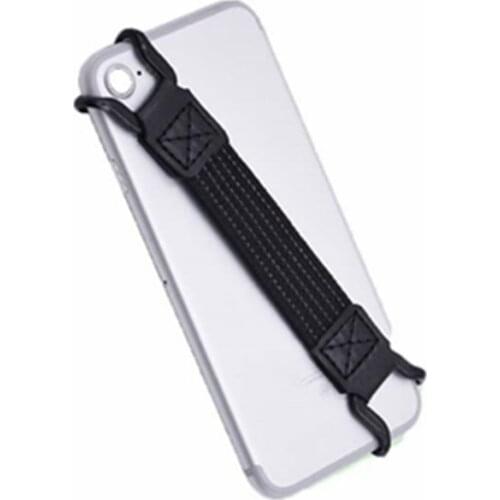 Mobile Stand Phone Holder Finger Grip Elastic Band Strap Phone Holder Metal Bracket Strap For IPhone 11 Pro Max Samsung Oppo