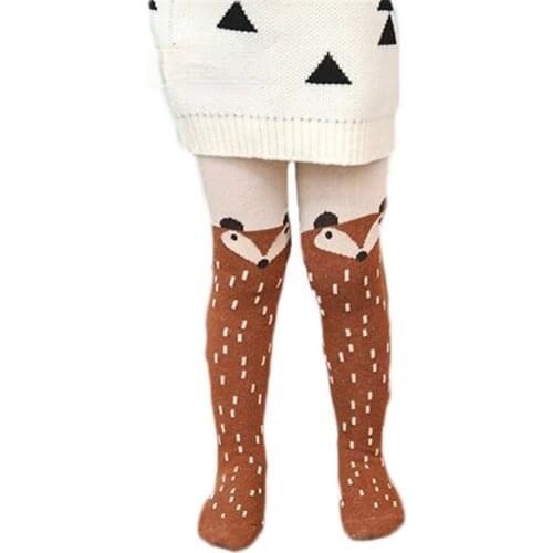 Children Tights Pattern Knitting Baby Girls Tights Cartoon Baby Tights For Girls Spring Style Soft Children Gifts