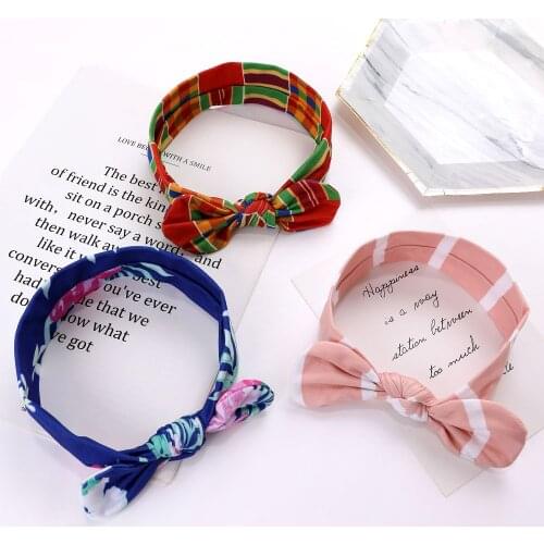 Lovely Bowknot Elastic HeadBands Newborn Baby Headbands with Knotted Bows, Girls Hairbands for Newborn