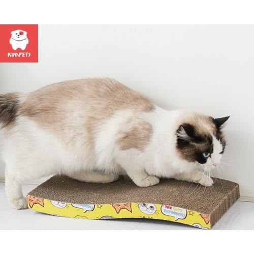KIMPETS Cat Toys Cat Scratching Board Claw Grinder Corrugated Paper Cat Supplies Wear-resistant Scratcher