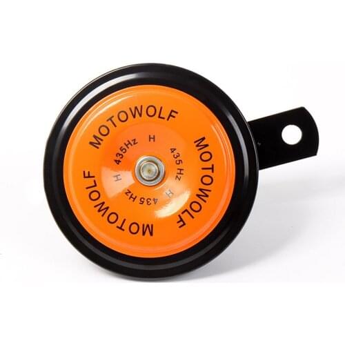 12V 110dB 435HZ Motorcycle Car Loud Electric Snail Horn Loudspeaker Waterproof pure copper terminal With mounting bracket Red