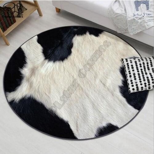 Animal hair pattern carpet Square Anti-Skid Area Floor Mat 3D Rug Non-slip Mat Dining Room Living Room Soft Bedroom Carpet