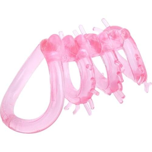 G-spot Massage Cock Keel Ring Dildo Enlargement Delay Ejaculation Penis Sleeve Sex Toys for Men Penis Erection