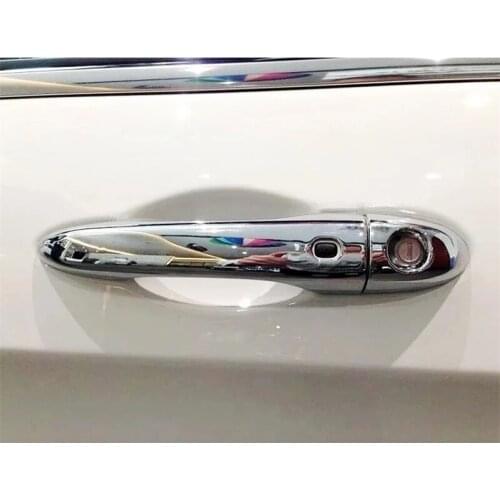 For JEEP Cherokee 2014 Door Handle Cover Protection for jeep 2014 CHEROKEE Car Styling ABS Auto Accessories