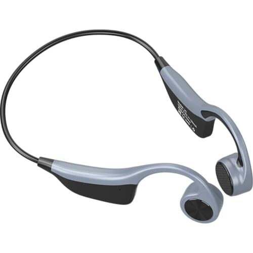 New Bone Conduction Earphone Head-mount Wireless Bluetooth5.0 Headphones Sport Outdoor Handsfree Gaming Headset with Microphone