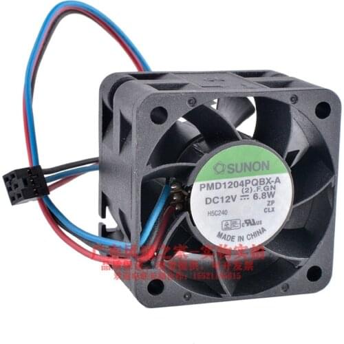 New original PMD1204PQBX-A 4028 4CM 12V 6.8W 1U2U high speed server cooling fan