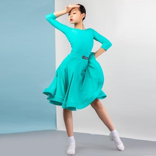 Latin Dance Clothes For Girls Standard Competition Dress Salsa Dance Wear Stage Performance Costume Samba Dance Outfit JL2193