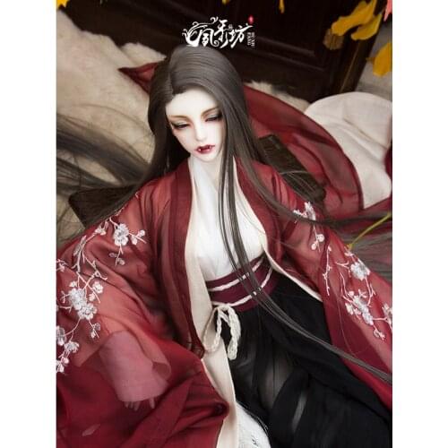 Bjd wig night loli doll wig 3 points baby uncle wig male baby girl baby fake hair