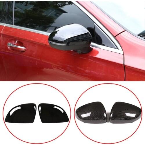 For Mercedes Benz A CLA Class W177 C118 A180 A200 CLA200 Plastic Rear View Mirror Stickers Trim Cover Accessories Car Styling