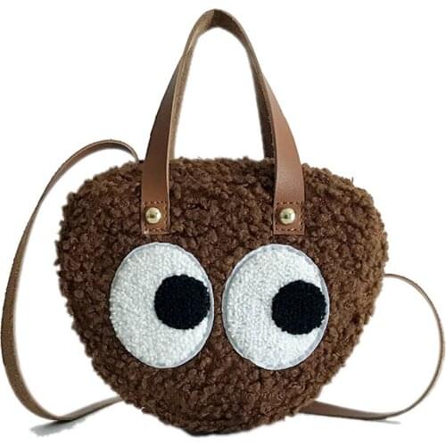 Plush Bags for Women 2019 New Korean Style Cute Shoulder Messenger Bag Female Fashion Hit Color Mini Ladies Handbag