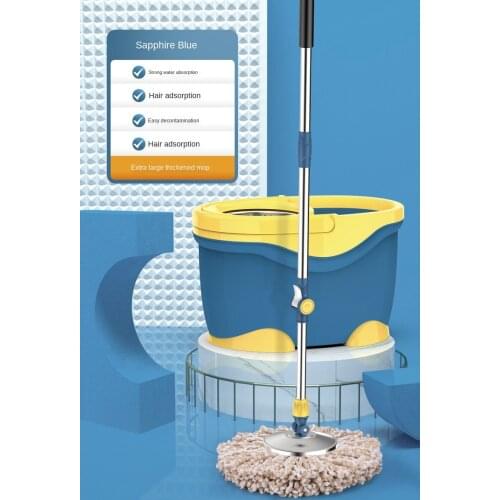 Manufacturer wholesale mop rotary household hand free mop stainless steel handle