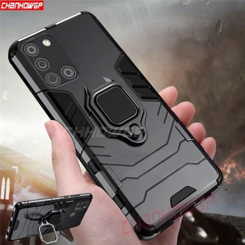 Shockproof Armor Ring Case For Xiaomi Redmi Note 9 9S 8T 8 7 Pro 9A 9C 8A 7A 10X K30 K20 Mi Note 10 Lite 9T CC9 Pro Stand Cover
