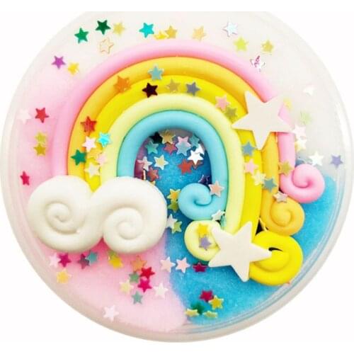 Rainbow Wire Drawing Mud Snow Mud Thousand Silk Decompression Plasticine Toys