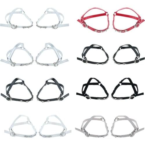 Detachable PU Leather Shoe Straps Band for Holding Loose High Heel Shoes Decor