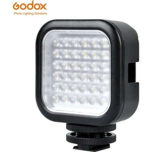 Godox LED36 5500 - 6500K Camera Led Lighting SLR LED36 Video Light Outdoor Photo Light for for DSLR Camera Camcorder mini DVR