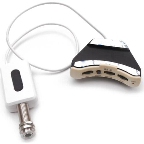 GA 1 Tone Volume Control Professional Equalizer Preamp Sticker Magnetic Transducer Acoustic Guitar Sound Pickup Set Accurate