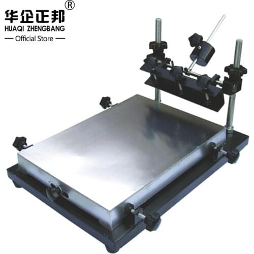 Led lamp stencil printer/Three-sides positioning Silk Screen Solder paste printer