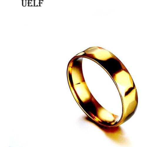 Uelf Titanium Stainless Steel Rings Top Quality Rings For Women Fashion Jewelry Wholesale