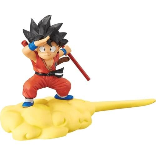 In Stock Original Banpresto DBZ Kid Goku Cloud Action Figure Toys Anime Figurals Brinquedos Model Kids Collection