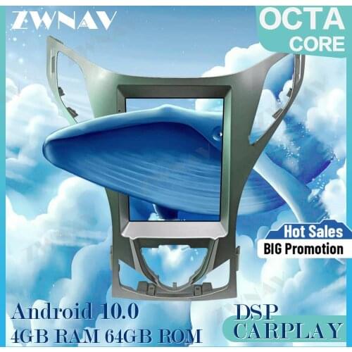 Vertical Tesla screen 9.7'' Android 10 6+128G Car Multimedia Player For Hyundai Azera 2011 2012 GPS Navi audio radio head unit