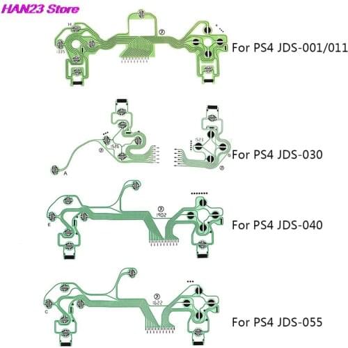 Replacement Buttons Ribbon Circuit Board for PS4 Dualshock 4 Pro Slim Controller Conductive Film Keypad flex Cable PCB