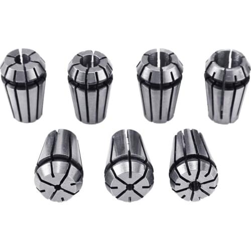 7Pcs ER11 Milling Chuck Spring Metric Chuck Collet Set For CNC Milling Lathe Workholding Tool Engraving Machine Accessories