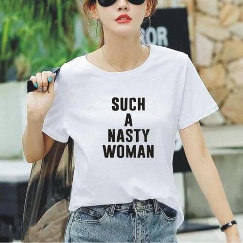 Harajuku Short Sleeves Tshirt Women Summer New Plus Size Loose Funny Tee Shirt Femme Black White T-shirt Tops