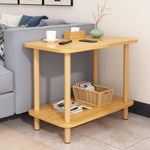 Coffee Table Apartment Home Side Table Bedroom Furniture Low Tables Nordic Solid Wood Sofa Side Table Round Table Living Room