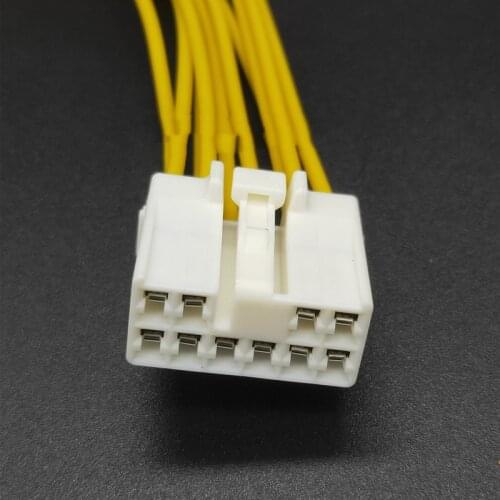 1/2/5pcs Original Quality10Pin Car navigation host power harness plug connector for Toyota 90980-12691