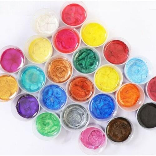 1 Set Cosmetic Grade Pearlescent Natural Mica Mineral Powder Epoxy Resin Dye Pearl Pigment DIY Jewelry Crafts Making Accessories
