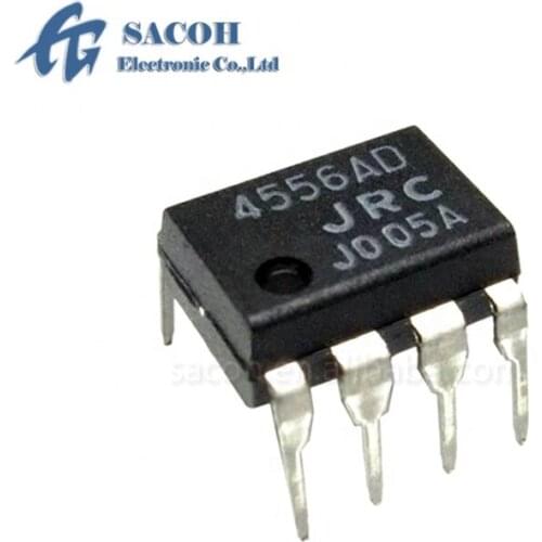 10PCS/lot New OriginaI NJM4556AD JRC4556AD 4556AD or NJM4556AM or NJM4556AL NJM4556AV NJM4556 DIP-8 Dual Operational Amplifier