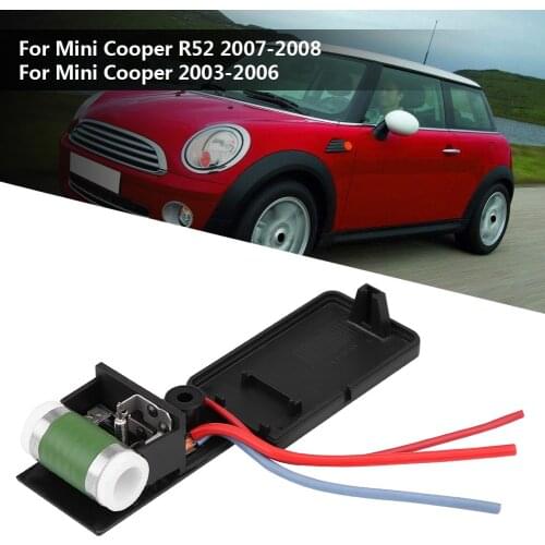 17117541092R Car Engine Cooling Radiator Fan Motor Resistor fit for Mini Cooper R50 R52 R53 2003-2008 For Mini Cooper 2003-2006