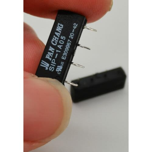 2PCS Industrial electronic circuit board DIY Reed relay sip-1a05 sip-1a12 sip-1a24 miniature 5V / 12 / 24VDC 4-pin