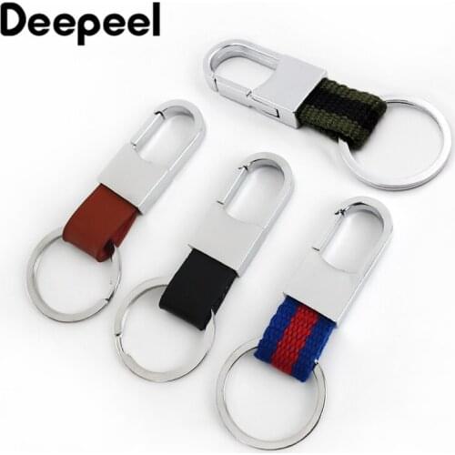 5/10pcs Deepeel 85*20mm Zinc Alloy Leather Hook Buckle Metal Keychain Hige Quality Bag Buckles Pendant Hardware Accessory BF820