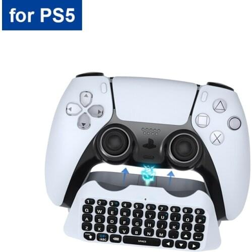 Wireless Bluetooth Keyboard for PS5 Controller Built In Speaker for Playstation 5 Gamepad External Key Panel Game Accessories