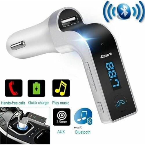 Wireless Bluetooth 4.0 Car MP3 Player FM Radio Transmitter LCD USB Charger Kit CAR G7