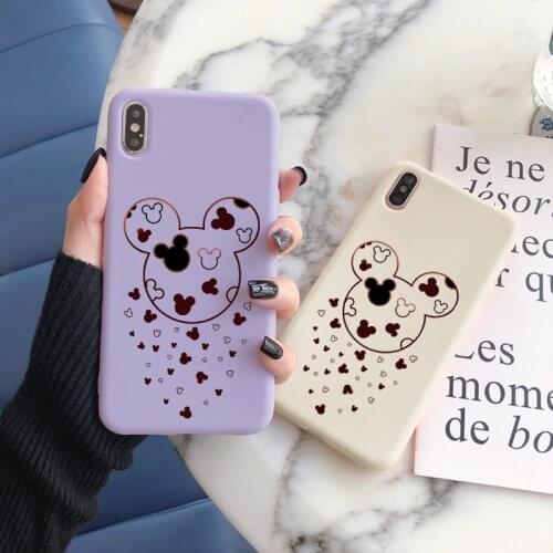 For Huawei P Smart Y6 Y7 Y9 2019 2021 Honor 10X 10i 10 20 8A 8X 9X P30 P20 P40 Lite E Pro Nova 5T Cartoon Mouse TPU Case Fundas