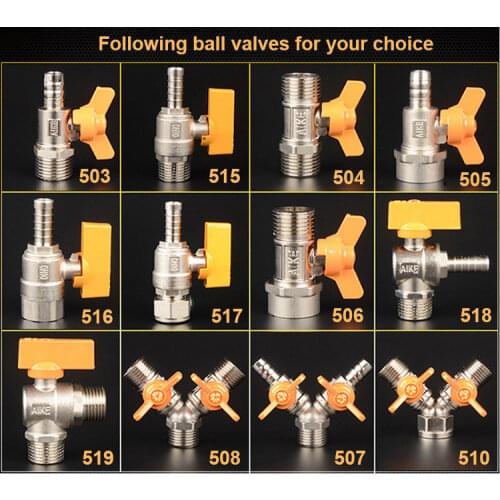 Brass Chrome Ball Gas Valve G1/2" BSPP For Gas Liquid Water ON/OFF Ball Valve