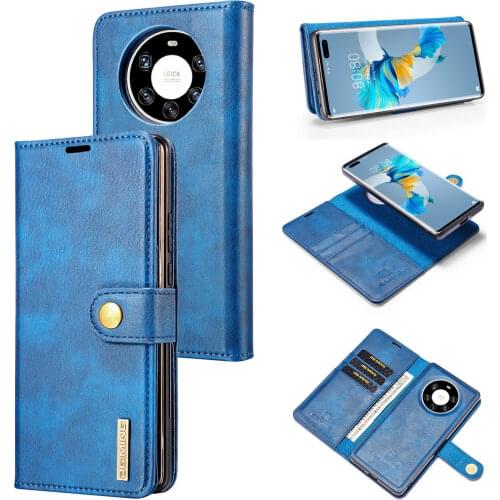 Magnetic Wallet Case For Huawei Mate 20 Pro P20 P30 Pro lite Flip Detachable Cow Leather Cover For Mate20 P20 P30 Pro Phone Case