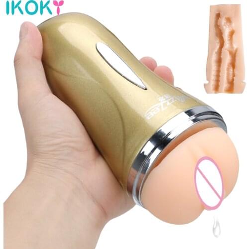Silicone Artificial Vagina Real Pussy Sucking Male Masturbator Vibrator Penis Realistic Anus Sex Masterbation for Men Penis Pump