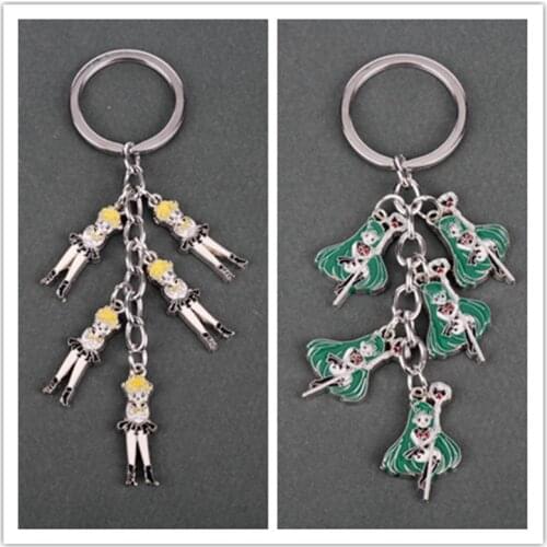 Cute Cartoon Anime Keychain sex girl Mars Jupiter Venus Mercury Key Ring for Girls Women Bag Gifts-50
