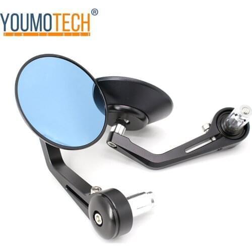 Motorbike Side mirrors For Honda Kawasaki Yamaha Suzuki Bmw Universal Handlebar grips Rearview Side Mirror Motorcycle Mirror