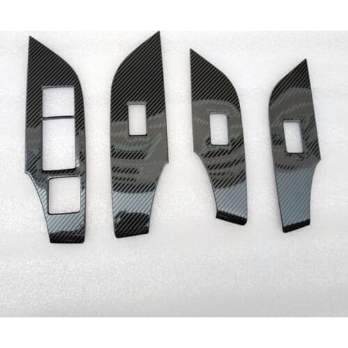 Car Window Motor Door Handle Armrest Cover Sticker Trim Cover for Toyota Rav4 Rav 4 Xa50 2019 2020 Interior Car Accessories
