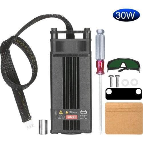 Upgrade 5500mW Laser Module Laser Head 450nm Blue Lase For Laser Cutting Machine CNC DIY Laser Wood Marking Cutting Tool