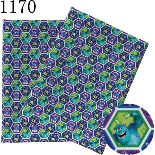 Half yard 45X145cm shopping bag fabric Print Polyester cotton DIY Material Pillow Hat sofa kird mask Handmade 1170