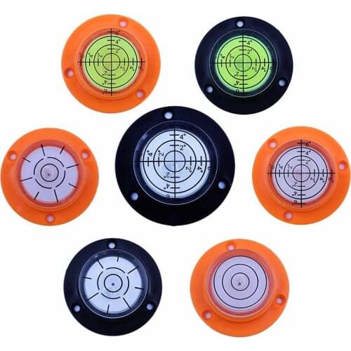 QASE Precision Round Bubble Level Water Indicator Universal Spirit Level Measuring Tools Diameter 50mm Height 9mm 17mm